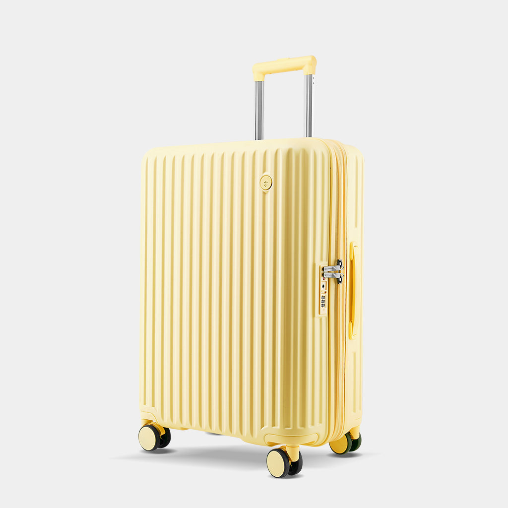 20" PC Expandable Suitcase Travel Luggage, Black-PC131SA