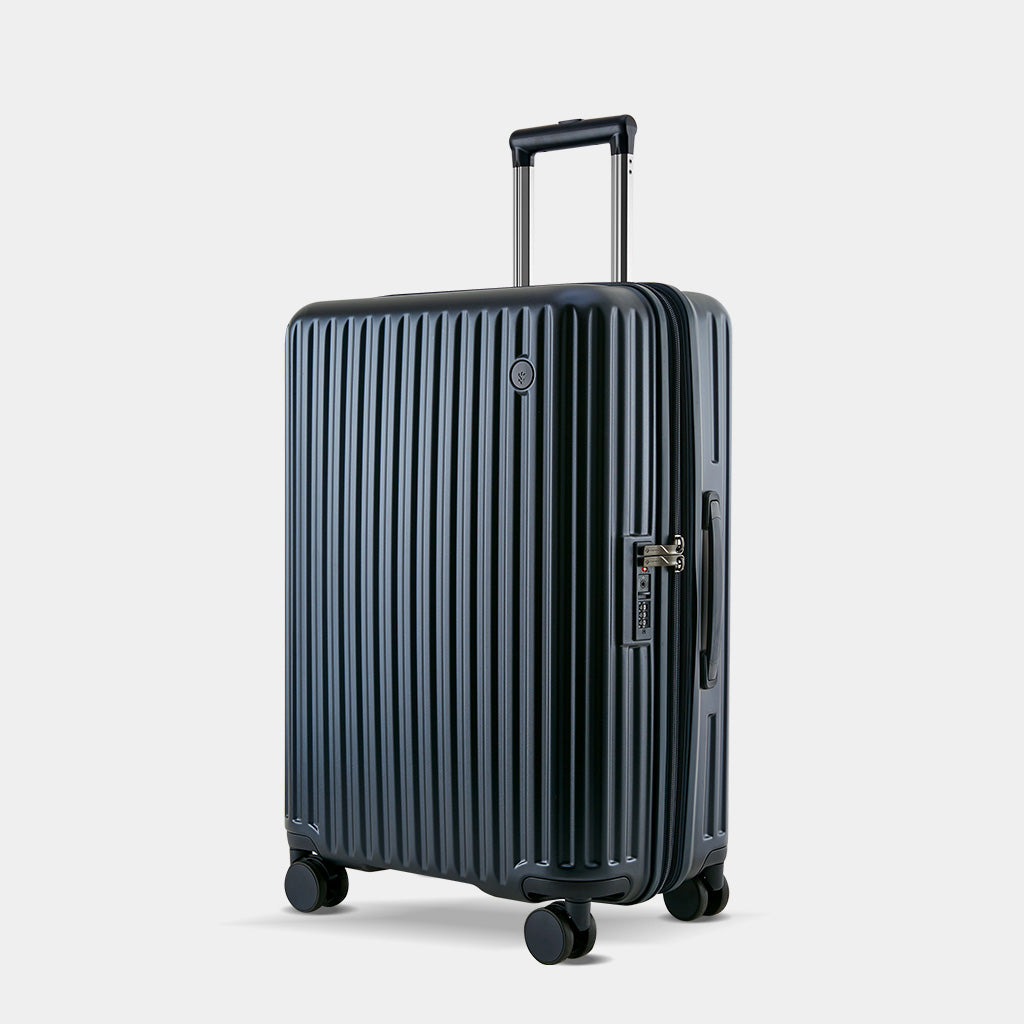 20" PC Expandable Suitcase Travel Luggage, Black-PC131SA