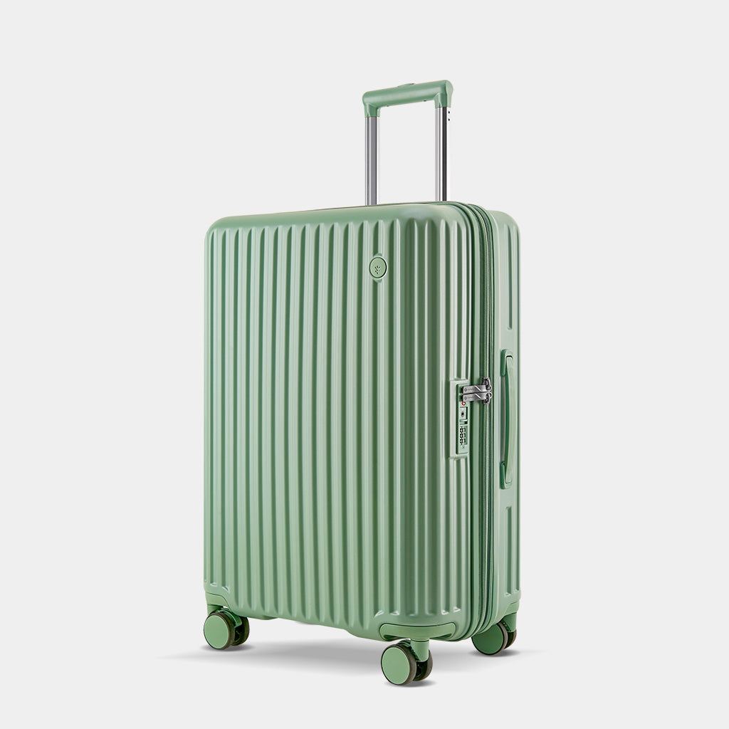 20" PC Expandable Suitcase Travel Luggage, Black-PC131SA