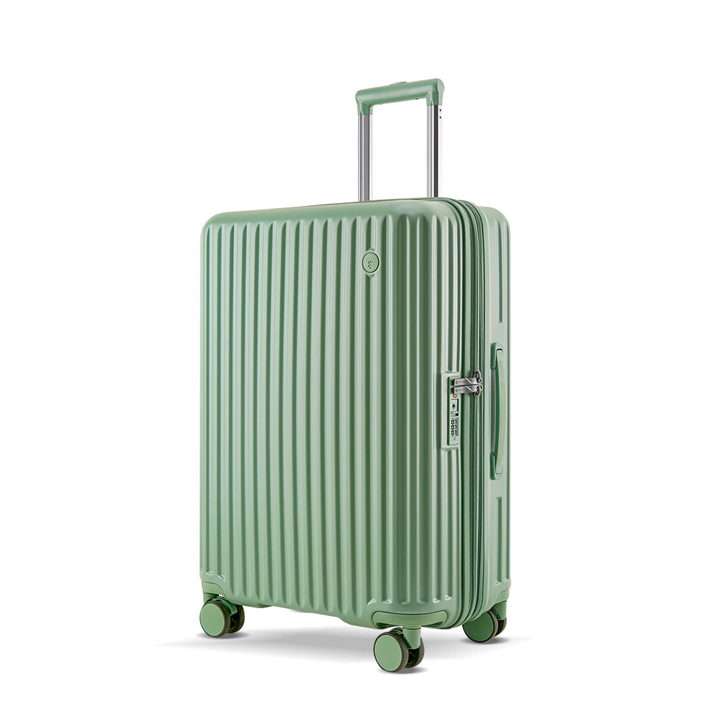 20" PC Expandable Suitcase Travel Luggage, Black-PC131SA