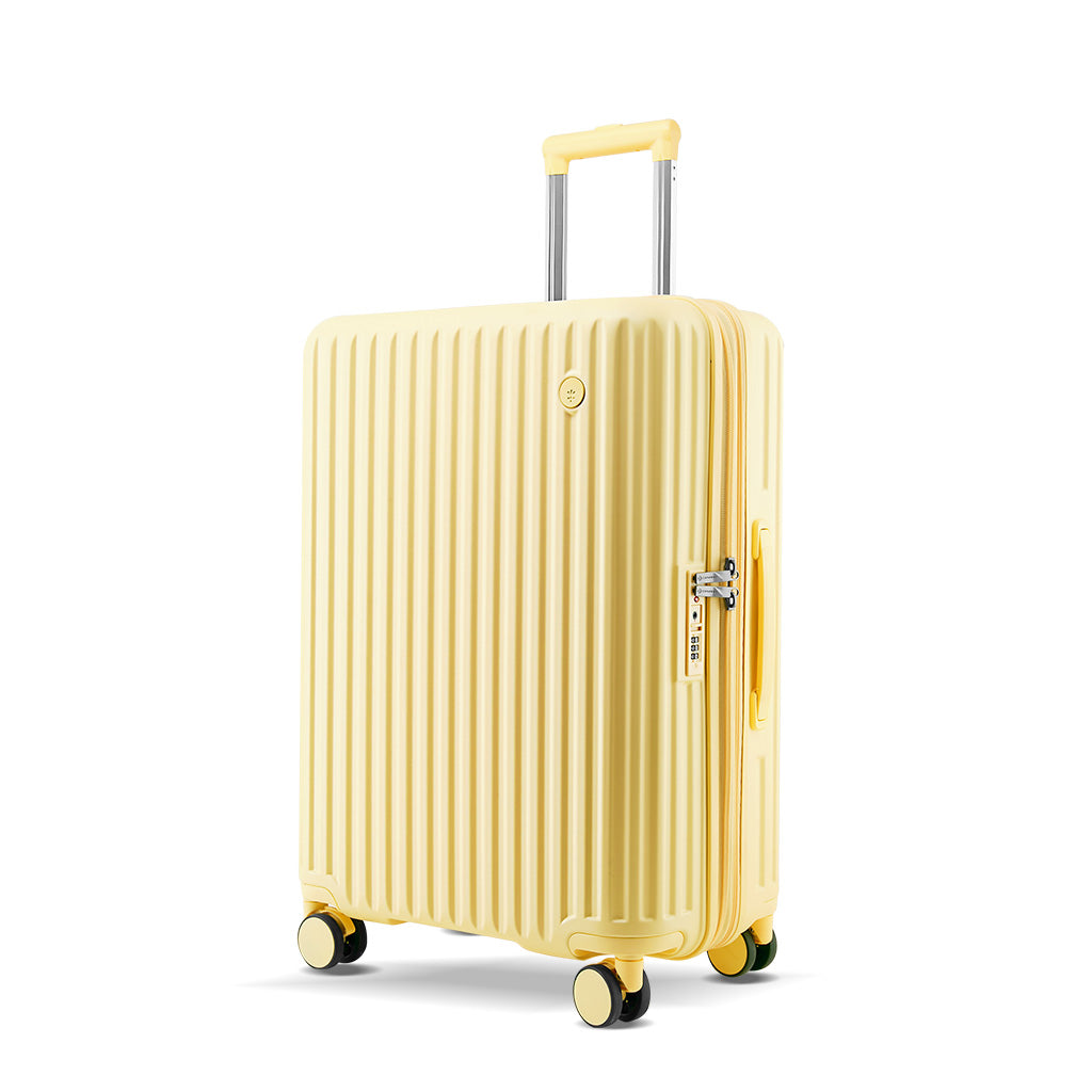 20" PC Expandable Suitcase Travel Luggage, Black-PC131SA