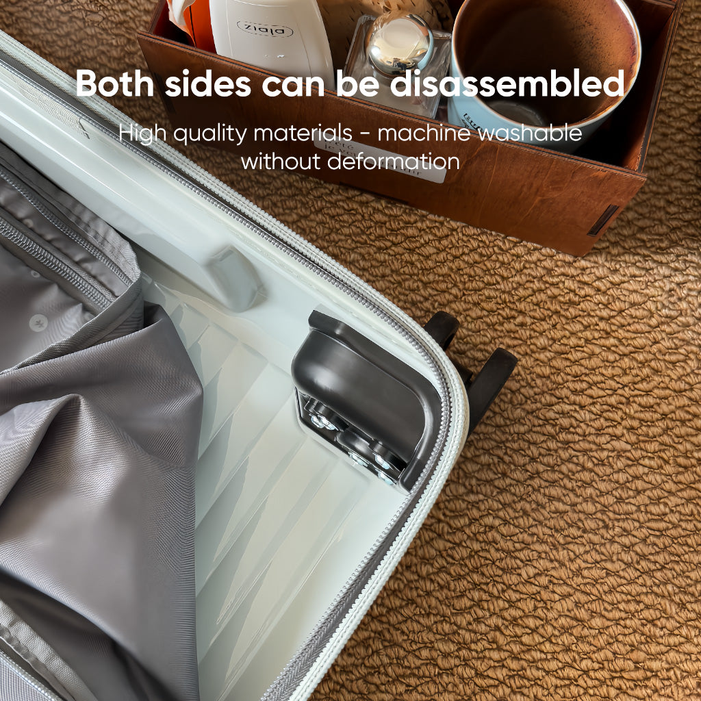 Detachable interior - expandable travel suitcase for women with large capacity luggage-PC290