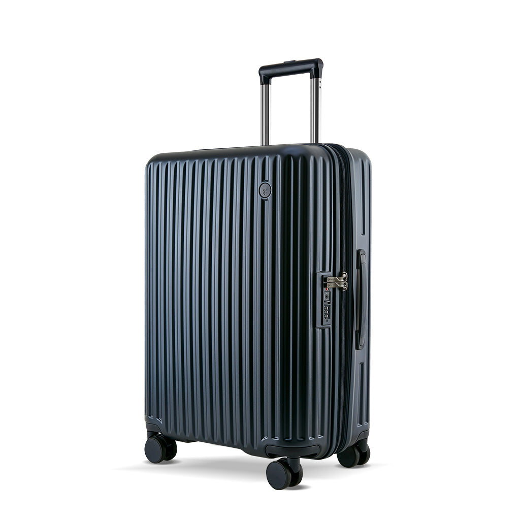 20" PC Expandable Suitcase Travel Luggage, Black-PC131SA