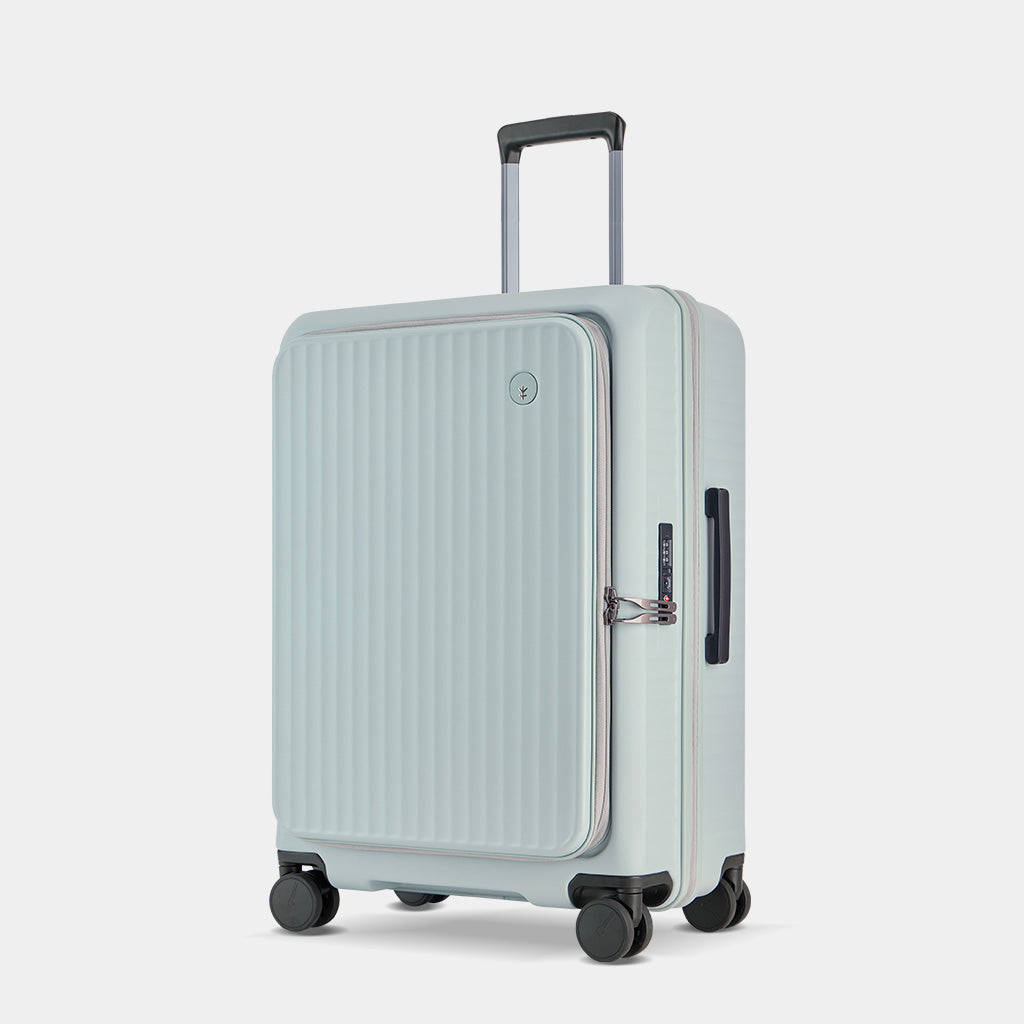 Side opening deep compartment luggage compartment, expandable suitcase, travel suitcase-PC290