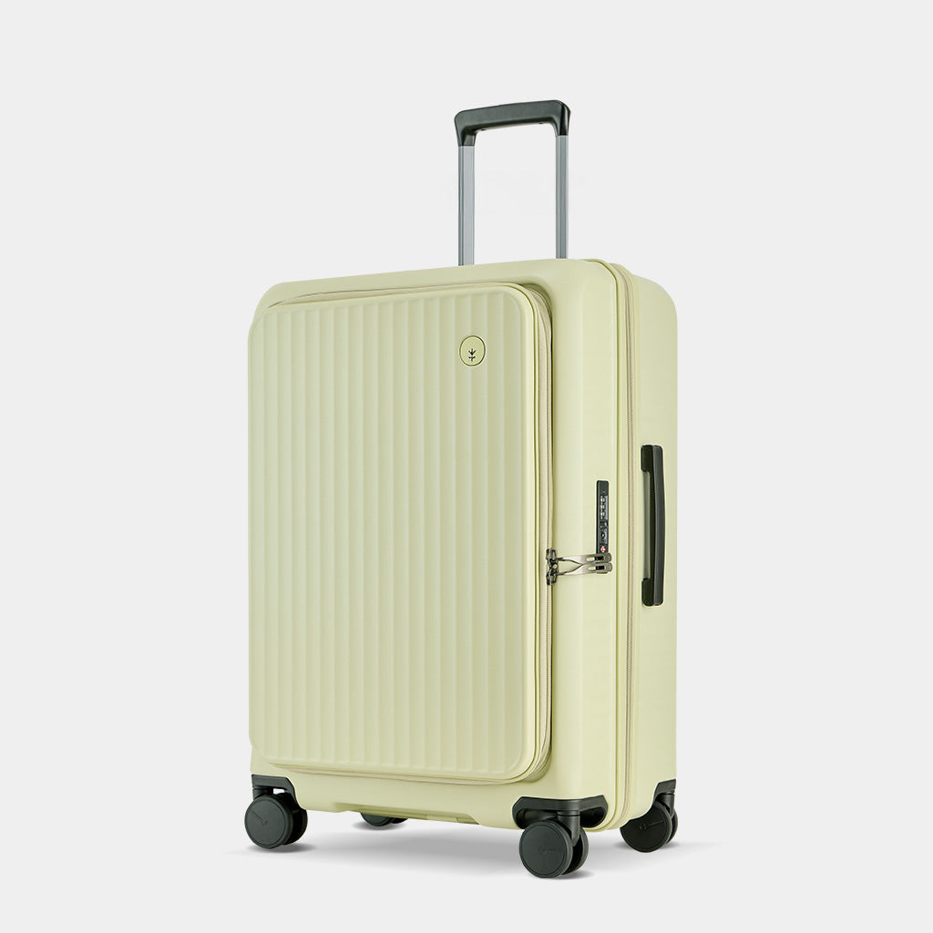 Side opening deep compartment luggage compartment, expandable suitcase, travel suitcase-PC290