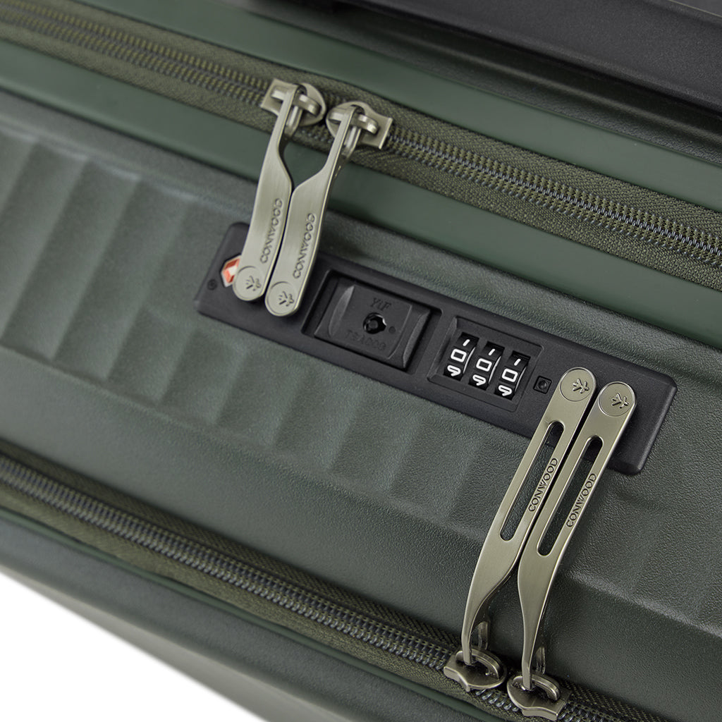 Side opening deep compartment luggage compartment, expandable suitcase, travel suitcase-PC290