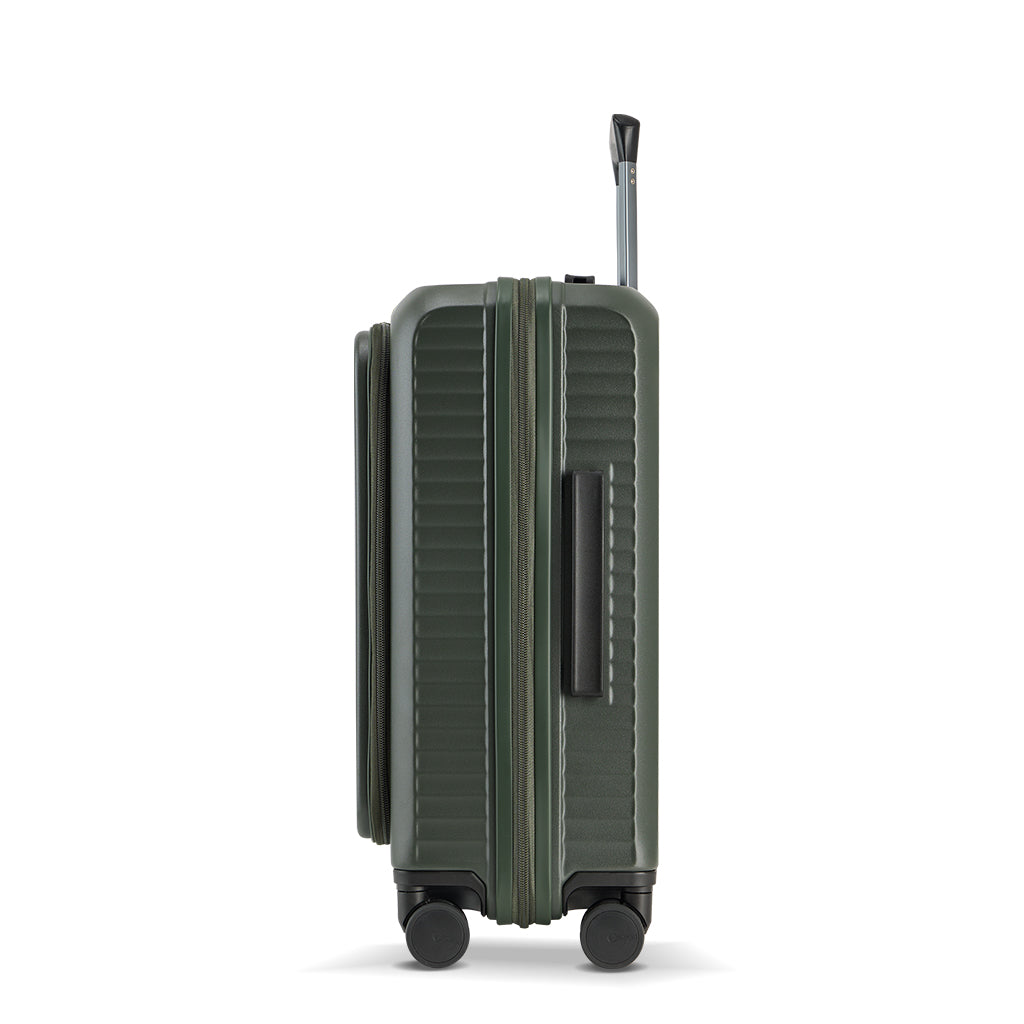 Side opening deep compartment luggage compartment, expandable suitcase, travel suitcase-PC290