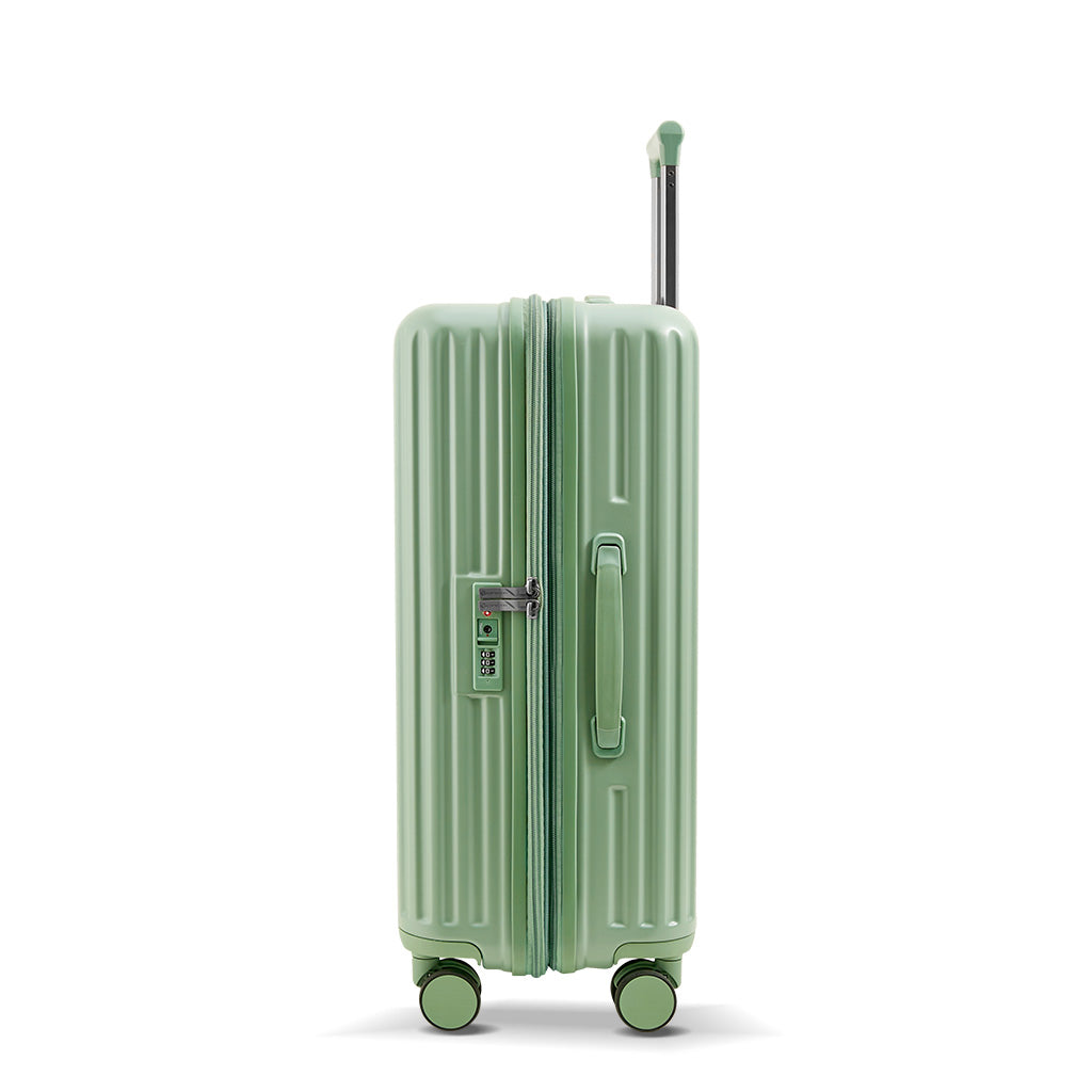 20" PC Expandable Suitcase Travel Luggage, Black-PC131SA